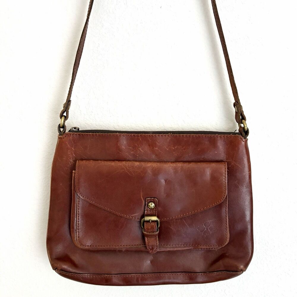 Patricia Nash Kirby leather crossbody bag
